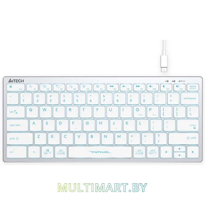 Клавиатура A4Tech Fstyler FX61 (белый)